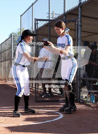 Thumbnail 3 in Mica Mountain vs Salpointe Catholic (AIA Softball 4A Semifinal) photogallery.