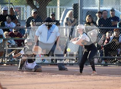 Thumbnail 3 in Mica Mountain vs Salpointe Catholic (AIA Softball 4A Semifinal) photogallery.