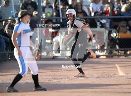 Thumbnail 3 in Mica Mountain vs Salpointe Catholic (AIA Softball 4A Semifinal) photogallery.