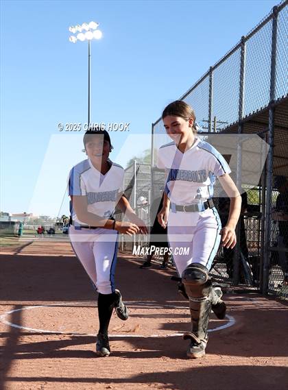 Thumbnail 1 in Mica Mountain vs Salpointe Catholic (AIA Softball 4A Semifinal) photogallery.