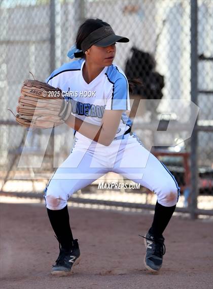 Thumbnail 1 in Mica Mountain vs Salpointe Catholic (AIA Softball 4A Semifinal) photogallery.