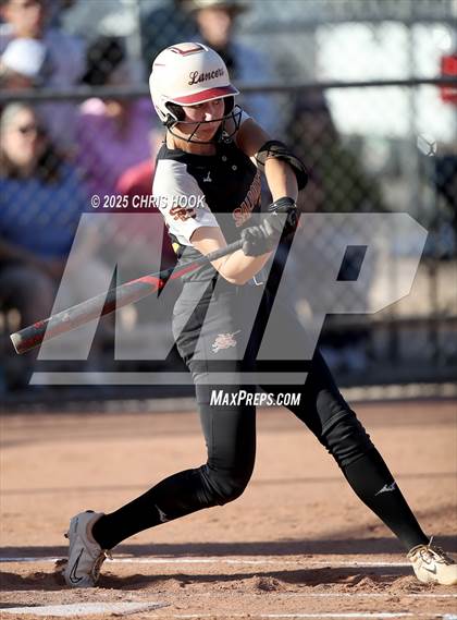 Thumbnail 2 in Mica Mountain vs Salpointe Catholic (AIA Softball 4A Semifinal) photogallery.