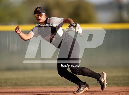 Thumbnail 3 in Mica Mountain vs Salpointe Catholic (AIA Softball 4A Semifinal) photogallery.