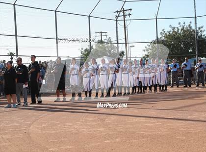 Thumbnail 2 in Mica Mountain vs Salpointe Catholic (AIA Softball 4A Semifinal) photogallery.