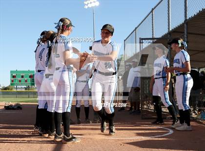 Thumbnail 1 in Mica Mountain vs Salpointe Catholic (AIA Softball 4A Semifinal) photogallery.