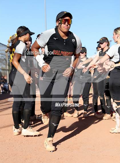 Thumbnail 2 in Mica Mountain vs Salpointe Catholic (AIA Softball 4A Semifinal) photogallery.