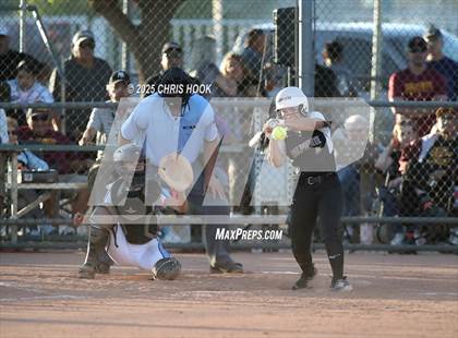 Thumbnail 2 in Mica Mountain vs Salpointe Catholic (AIA Softball 4A Semifinal) photogallery.