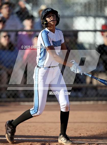 Thumbnail 3 in Mica Mountain vs Salpointe Catholic (AIA Softball 4A Semifinal) photogallery.