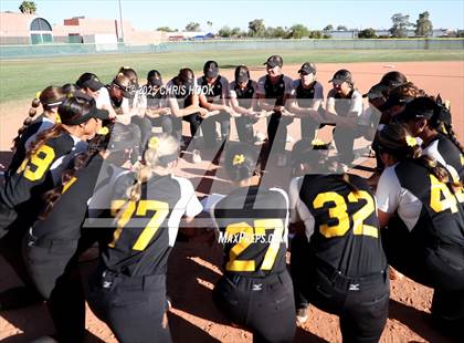 Thumbnail 2 in Mica Mountain vs Salpointe Catholic (AIA Softball 4A Semifinal) photogallery.