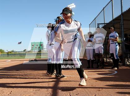 Thumbnail 1 in Mica Mountain vs Salpointe Catholic (AIA Softball 4A Semifinal) photogallery.