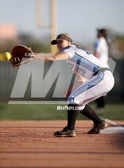 Thumbnail 3 in Mica Mountain vs Salpointe Catholic (AIA Softball 4A Semifinal) photogallery.