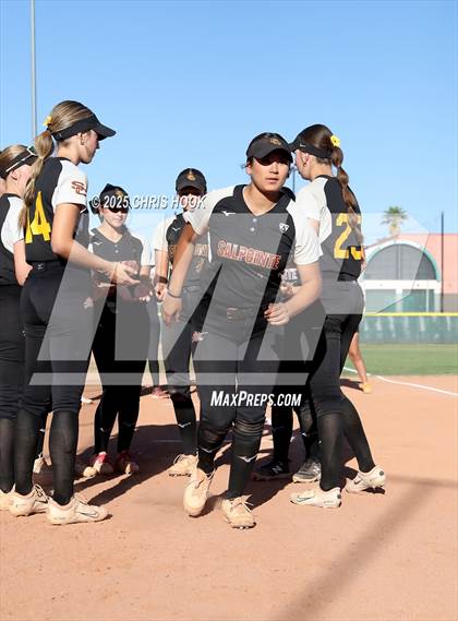 Thumbnail 1 in Mica Mountain vs Salpointe Catholic (AIA Softball 4A Semifinal) photogallery.