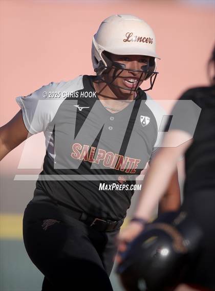 Thumbnail 2 in Mica Mountain vs Salpointe Catholic (AIA Softball 4A Semifinal) photogallery.