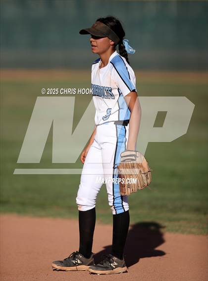 Thumbnail 3 in Mica Mountain vs Salpointe Catholic (AIA Softball 4A Semifinal) photogallery.