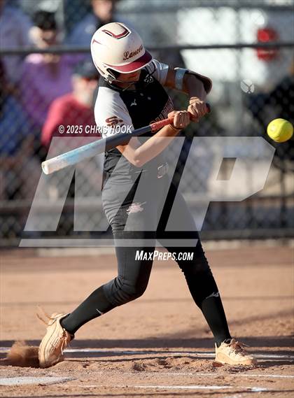 Thumbnail 3 in Mica Mountain vs Salpointe Catholic (AIA Softball 4A Semifinal) photogallery.