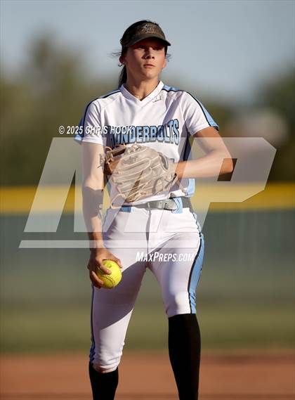 Thumbnail 1 in Mica Mountain vs Salpointe Catholic (AIA Softball 4A Semifinal) photogallery.