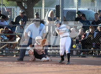 Thumbnail 2 in Mica Mountain vs Salpointe Catholic (AIA Softball 4A Semifinal) photogallery.