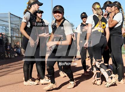 Thumbnail 2 in Mica Mountain vs Salpointe Catholic (AIA Softball 4A Semifinal) photogallery.