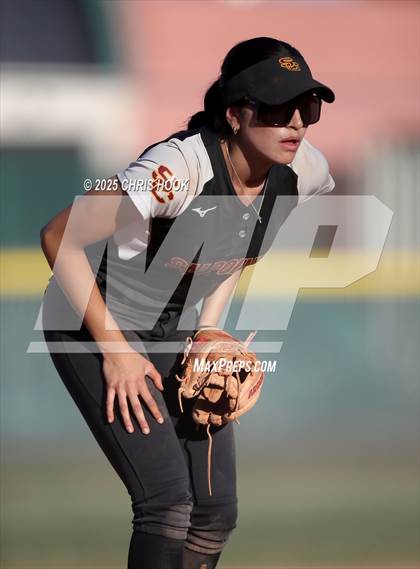 Thumbnail 2 in Mica Mountain vs Salpointe Catholic (AIA Softball 4A Semifinal) photogallery.