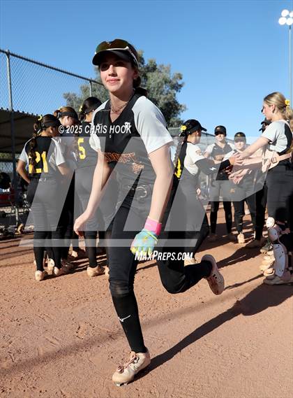 Thumbnail 1 in Mica Mountain vs Salpointe Catholic (AIA Softball 4A Semifinal) photogallery.