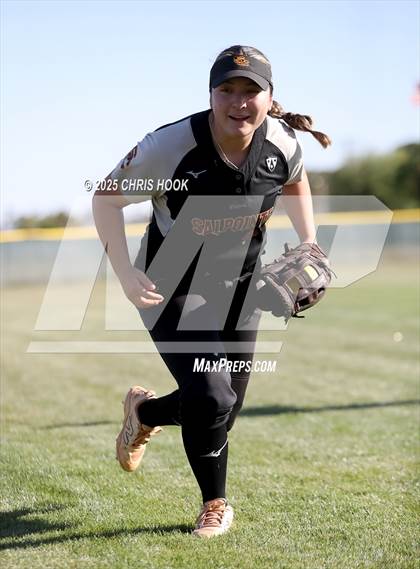 Thumbnail 3 in Mica Mountain vs Salpointe Catholic (AIA Softball 4A Semifinal) photogallery.