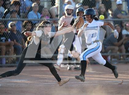 Thumbnail 3 in Mica Mountain vs Salpointe Catholic (AIA Softball 4A Semifinal) photogallery.