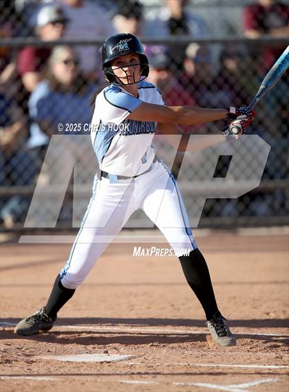 Thumbnail 3 in Mica Mountain vs Salpointe Catholic (AIA Softball 4A Semifinal) photogallery.