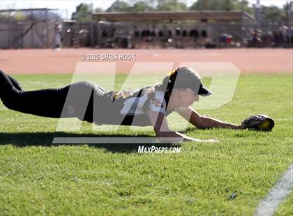 Thumbnail 3 in Mica Mountain vs Salpointe Catholic (AIA Softball 4A Semifinal) photogallery.