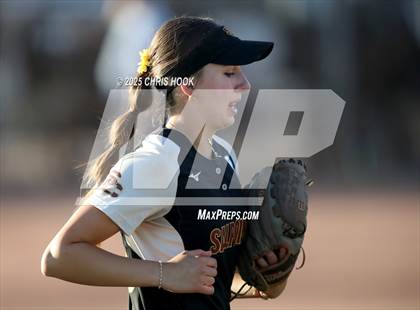 Thumbnail 2 in Mica Mountain vs Salpointe Catholic (AIA Softball 4A Semifinal) photogallery.