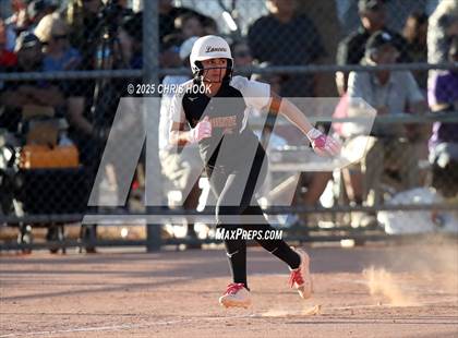 Thumbnail 3 in Mica Mountain vs Salpointe Catholic (AIA Softball 4A Semifinal) photogallery.