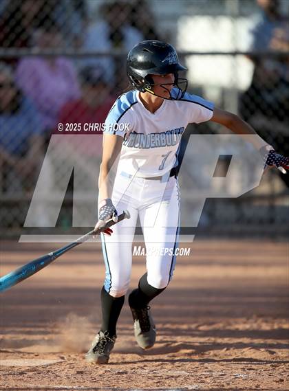 Thumbnail 1 in Mica Mountain vs Salpointe Catholic (AIA Softball 4A Semifinal) photogallery.