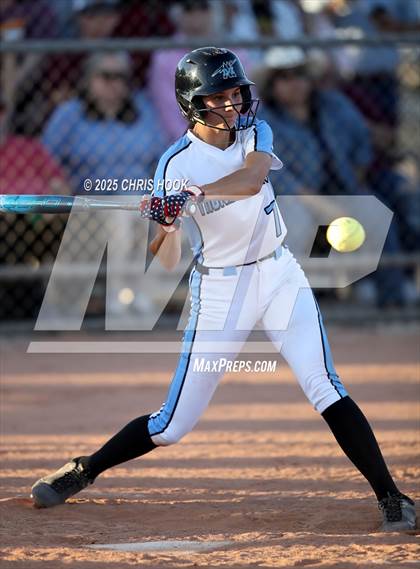 Thumbnail 1 in Mica Mountain vs Salpointe Catholic (AIA Softball 4A Semifinal) photogallery.