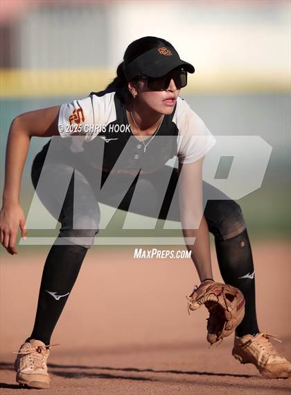 Thumbnail 3 in Mica Mountain vs Salpointe Catholic (AIA Softball 4A Semifinal) photogallery.