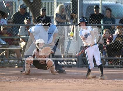 Thumbnail 3 in Mica Mountain vs Salpointe Catholic (AIA Softball 4A Semifinal) photogallery.