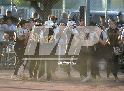 Thumbnail 3 in Mica Mountain vs Salpointe Catholic (AIA Softball 4A Semifinal) photogallery.
