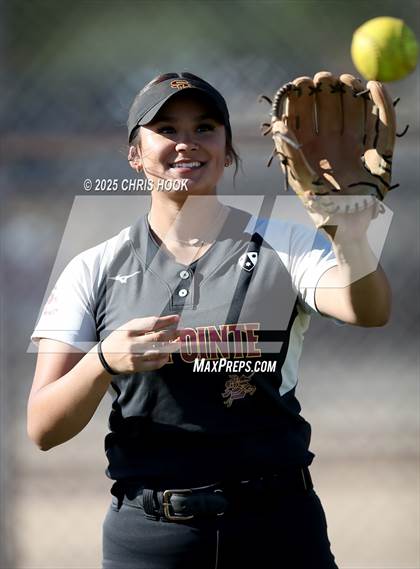 Thumbnail 3 in Mica Mountain vs Salpointe Catholic (AIA Softball 4A Semifinal) photogallery.