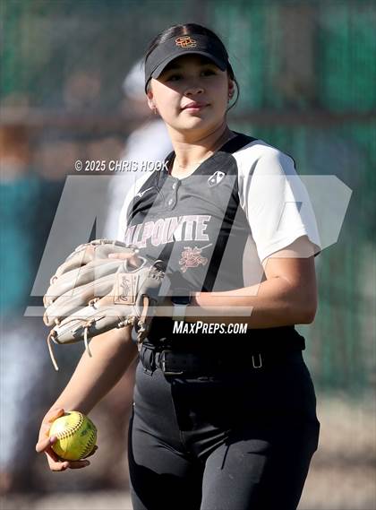 Thumbnail 3 in Mica Mountain vs Salpointe Catholic (AIA Softball 4A Semifinal) photogallery.