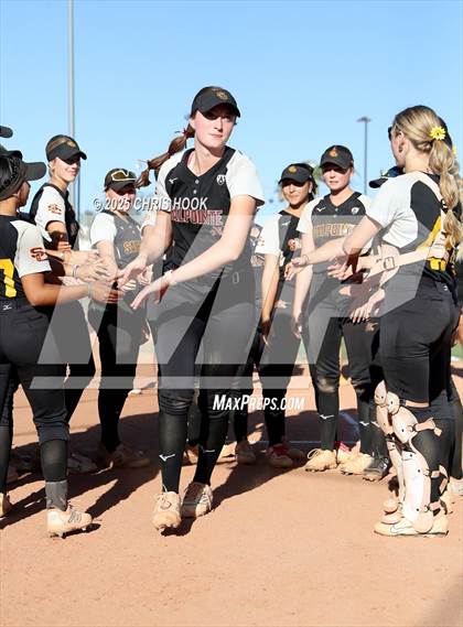 Thumbnail 2 in Mica Mountain vs Salpointe Catholic (AIA Softball 4A Semifinal) photogallery.