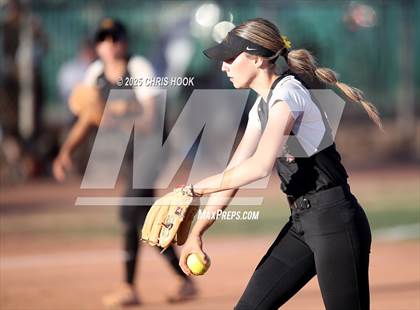 Thumbnail 1 in Mica Mountain vs Salpointe Catholic (AIA Softball 4A Semifinal) photogallery.
