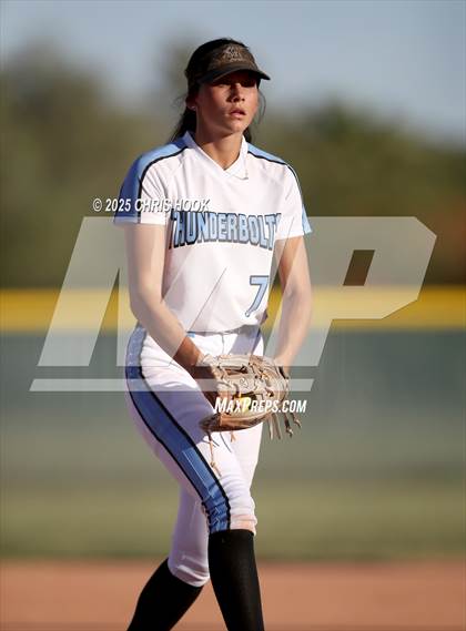 Thumbnail 2 in Mica Mountain vs Salpointe Catholic (AIA Softball 4A Semifinal) photogallery.