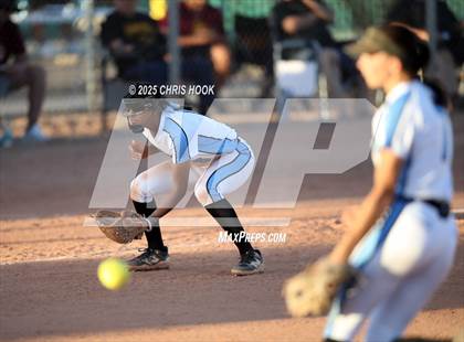 Thumbnail 3 in Mica Mountain vs Salpointe Catholic (AIA Softball 4A Semifinal) photogallery.