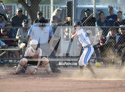 Thumbnail 3 in Mica Mountain vs Salpointe Catholic (AIA Softball 4A Semifinal) photogallery.