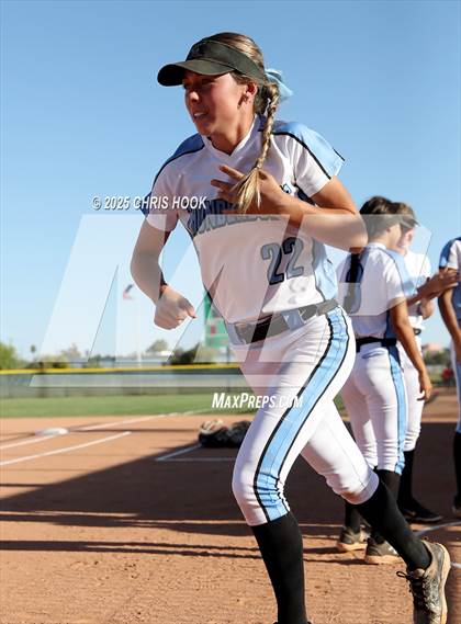 Thumbnail 2 in Mica Mountain vs Salpointe Catholic (AIA Softball 4A Semifinal) photogallery.