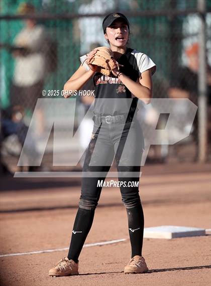 Thumbnail 1 in Mica Mountain vs Salpointe Catholic (AIA Softball 4A Semifinal) photogallery.