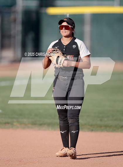 Thumbnail 3 in Mica Mountain vs Salpointe Catholic (AIA Softball 4A Semifinal) photogallery.