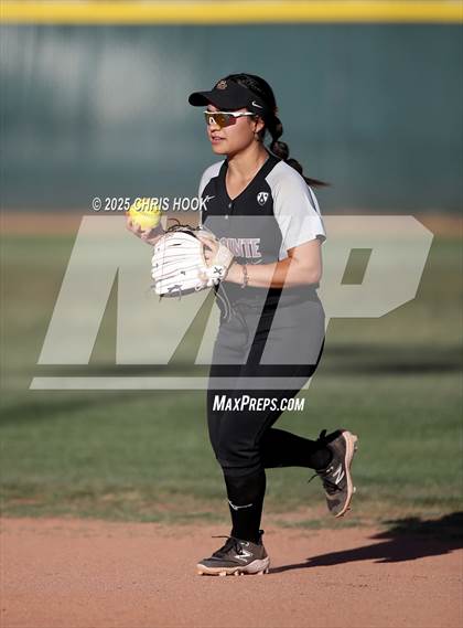 Thumbnail 2 in Mica Mountain vs Salpointe Catholic (AIA Softball 4A Semifinal) photogallery.