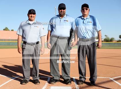 Thumbnail 1 in Mica Mountain vs Salpointe Catholic (AIA Softball 4A Semifinal) photogallery.