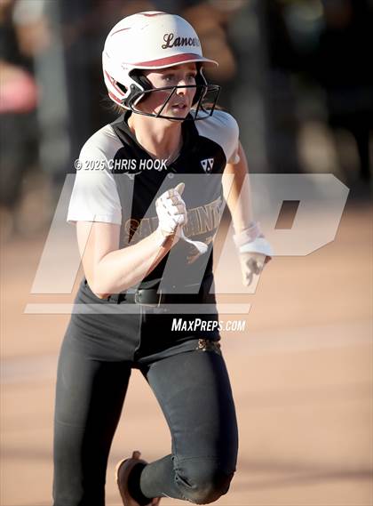 Thumbnail 1 in Mica Mountain vs Salpointe Catholic (AIA Softball 4A Semifinal) photogallery.