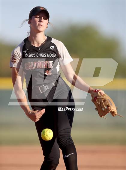 Thumbnail 2 in Mica Mountain vs Salpointe Catholic (AIA Softball 4A Semifinal) photogallery.