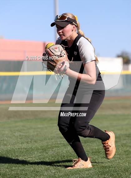 Thumbnail 3 in Mica Mountain vs Salpointe Catholic (AIA Softball 4A Semifinal) photogallery.